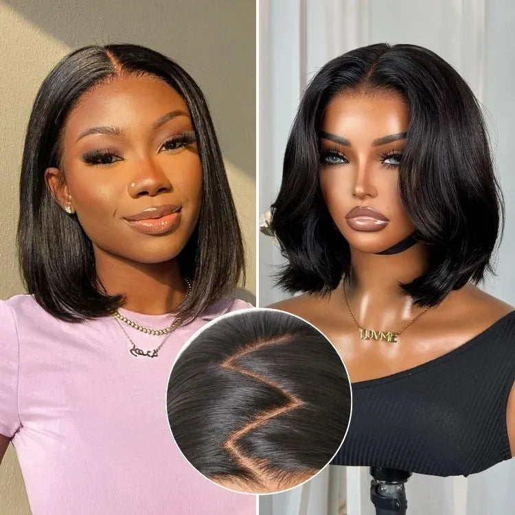 Luvme All-Day Comfort™ Wig Silky Blunt Cut Bob Glueless 7x6 Closure HD Lace Wig Pre-Cut Lace Main image