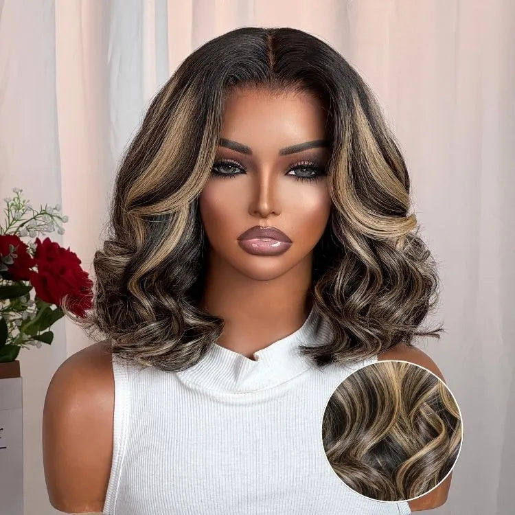 Luvme All-Day Comfort™ Wig Blonde Highlight Loose Wave Glueless Minimalist HD Lace T Part Wig Pre-Cut Lace Main image