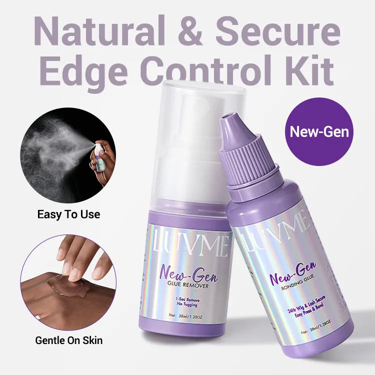 US Only | LUVME Upgraded 2.0 Lace Wig Glue & Remover Kit, Secure Hold & Easy Removal Main image