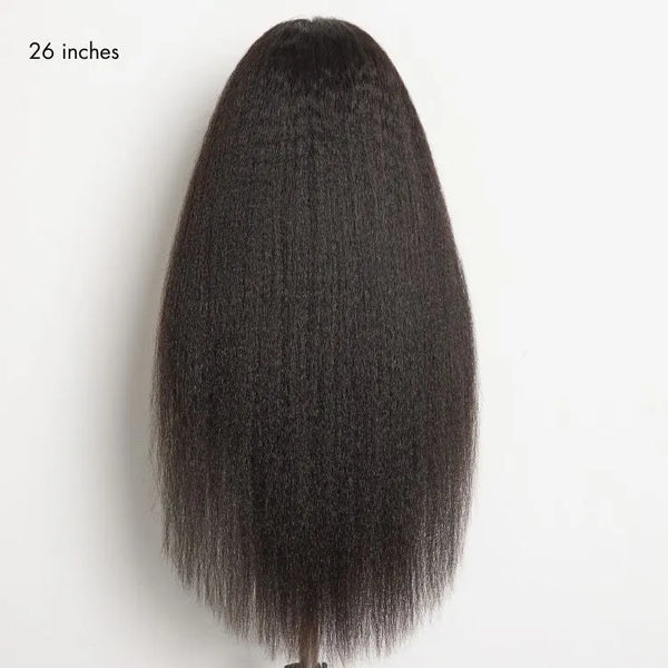 Luvme All-Day Comfort™ Wig 4C Kinky Edges Kinky Straight Glueless 7x6 Closure HD Lace Human Hair Wig Pre-Cut Lace