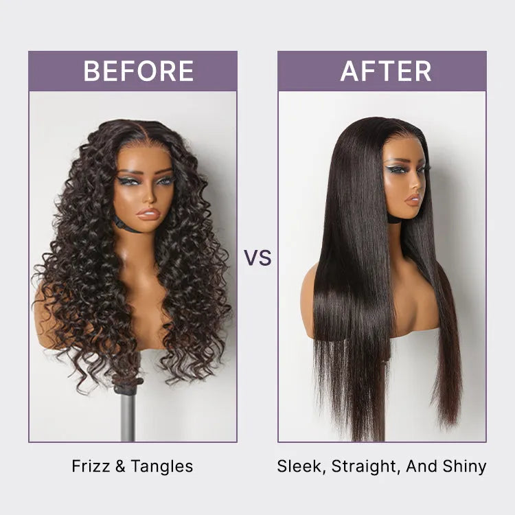 US only | 1PC Hair Straightener,  Up to 460°F, Quick, Smooth & Frizz-Free Styling Tool for Wigs and Natural Hair, Travel-Friendly
