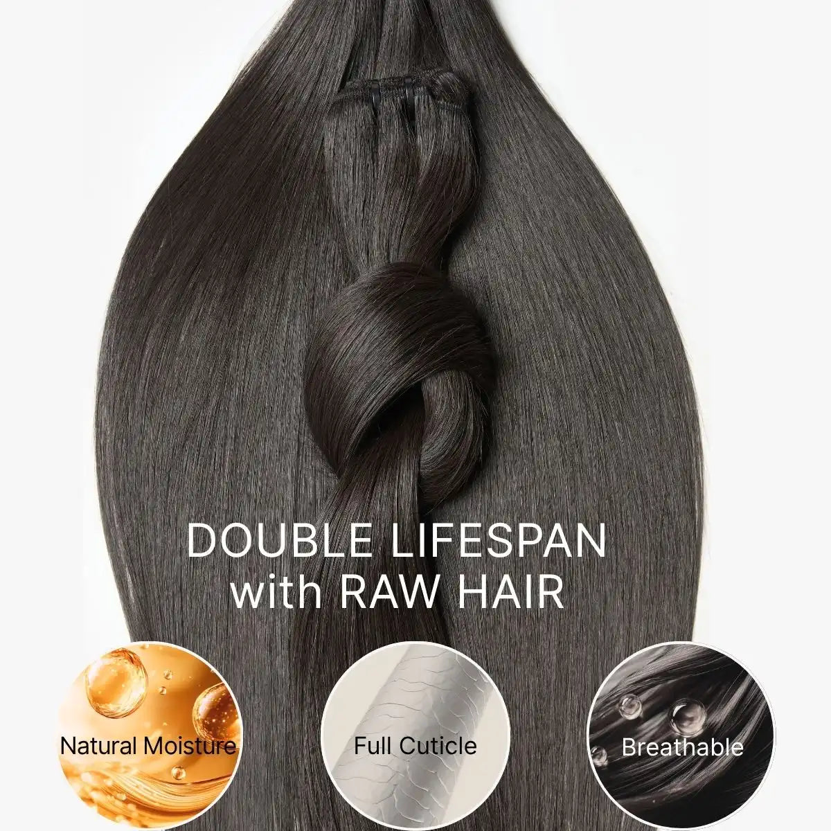 RawMagic Luxe Bundles -  Silky Straight 100% Virgin Human Hair Bundles