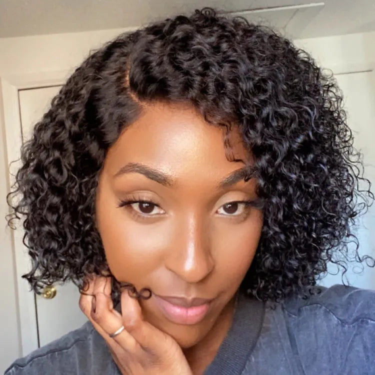 Luvmehair Short Cut Kinky Curly HD Lace Wig Pre-plucked - US Only