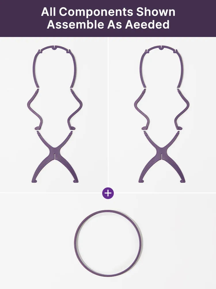 US ONLY - 1pc/3pcs Portable Wig Stand Durable Collapsible Wig Holder for All Wig