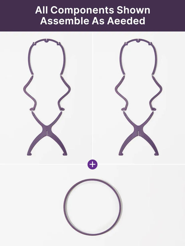 US ONLY - 1pc/3pcs Portable Wig Stand Durable Collapsible Wig Holder for All Wig