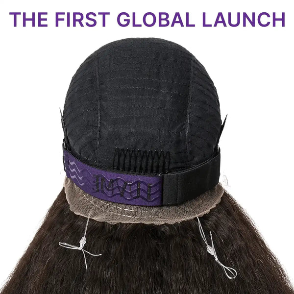 MyOwn-Fit™ 360 HD Lace Free Parting Water Wave Wig Flexi-Fit Invisi Drawstring Cap & Pre-Cut Lace