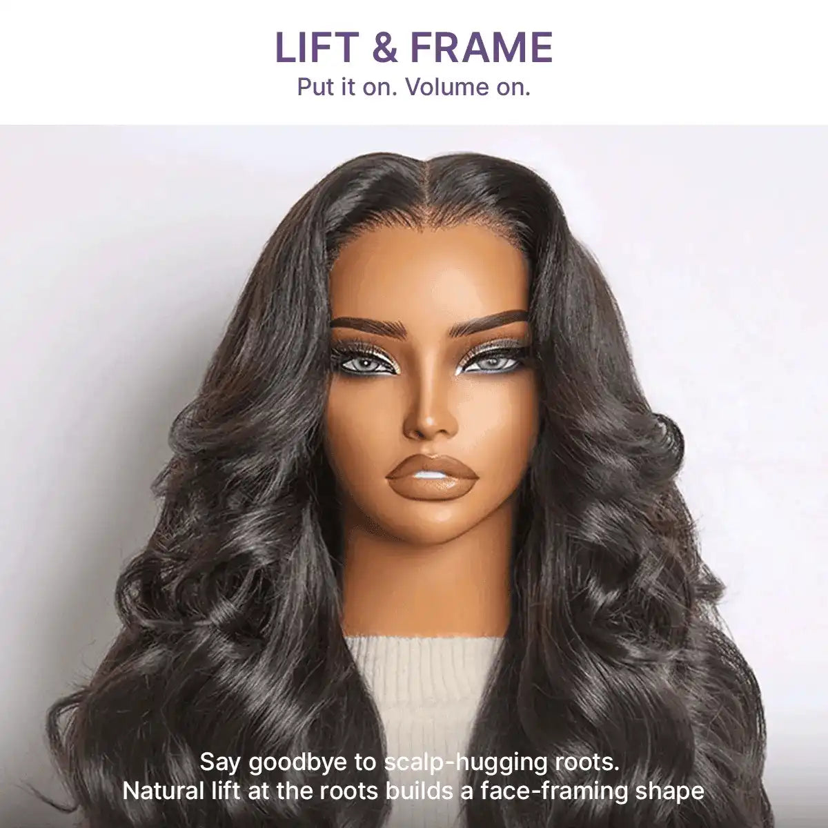 Luvme All-Day Curl Hold™ Premier Grade Hair SilkShield™ PartingMax Loose Wave Glueless 7x6 HD Lace Long Wig Pre-Cut Lace