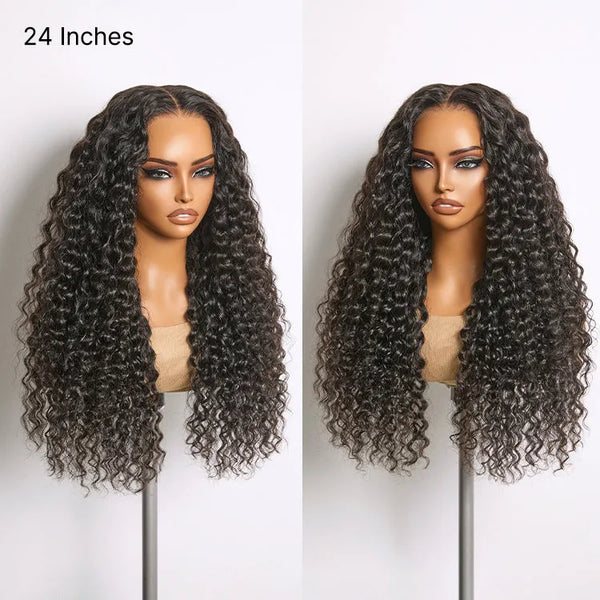 Luvme All-Day Comfort Wig 180% Density Soft & Full Water Wave Glueless 7x6 Closure HD Lace Human Hair Wig Pre-Cut Lace