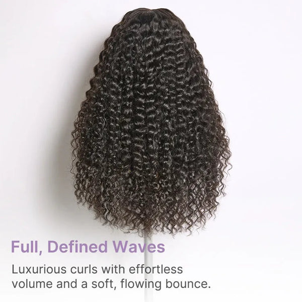 Luvme All-Day Comfort Wig 180% Density Soft & Full Water Wave Glueless 7x6 Closure HD Lace Human Hair Wig Pre-Cut Lace