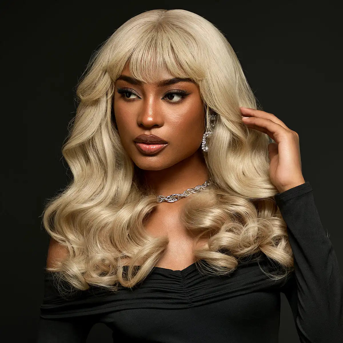 Fly First Lady | RawMagic x Kim Kimble Icon Collection Loose Body Wave 13x6 HD Frontal Lace Wig Secondary image