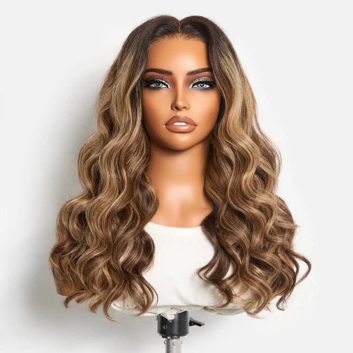 Luvme All-Day Comfort Wig 180% Density PartingMax Glueless 7x6 Closure HD Lace Blonde Highlight Loose Wave Wig Pre-Cut Lace Main image