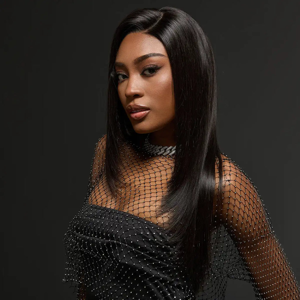 It Girl | RawMagic x Kim Kimble Icon Collection Silky Straight 13x6 Frontal HD Lace Wig with Drawstring Cap