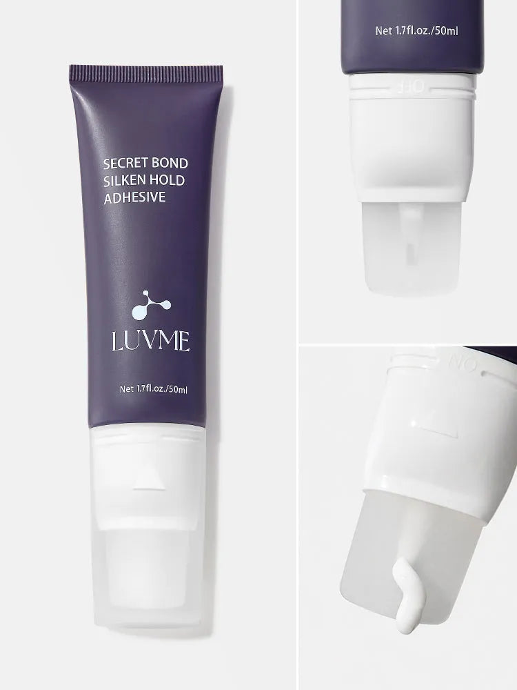 US Only | LUVME Wig Hairline Glue - Silicone Applicator for Easy Mess-Free Application, Invisible Strong Hold
