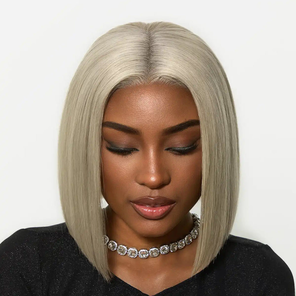 BOSS BOB | RawMagic x Kim Kimble Icon Collection 613 Blonde 13x6 Frontal HD Lace Bob Wig with Drawstring Cap Pre-cut Lace