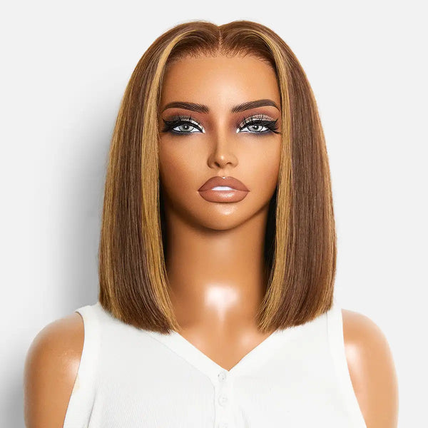 BOSS BOB | RawMagic x Kim Kimble Icon Collection 613 Blonde 13x6 Frontal HD Lace Bob Wig with Drawstring Cap Pre-cut Lace