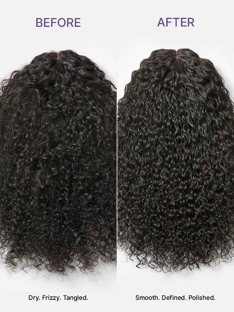 LUVME Curved Curl Repair Comb - Restores Shape and Smooths Messy Curls