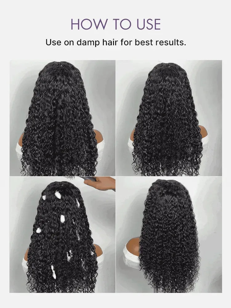 LUVME Curved Curl Repair Comb - Restores Shape and Smooths Messy Curls