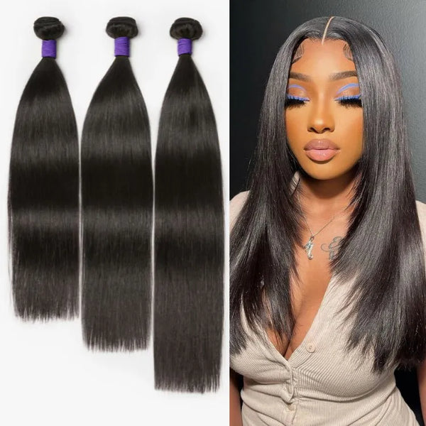 Messy Burmese Curly / Silky Straight / Body Wave / Deep Wave  Bundles 100% Premium Remy Human Hair Bundles 1pc / 3pcs