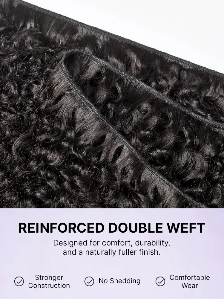 1pc Soft & Voluminous Burmese Curly 100% Virgin Human Hair Bundles