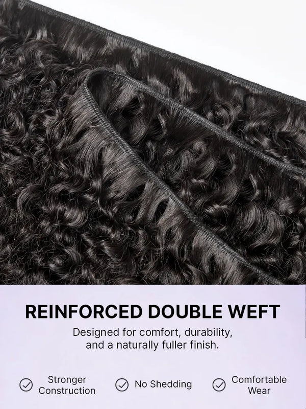 1pc Soft & Voluminous Burmese Curly 100% Virgin Human Hair Bundles