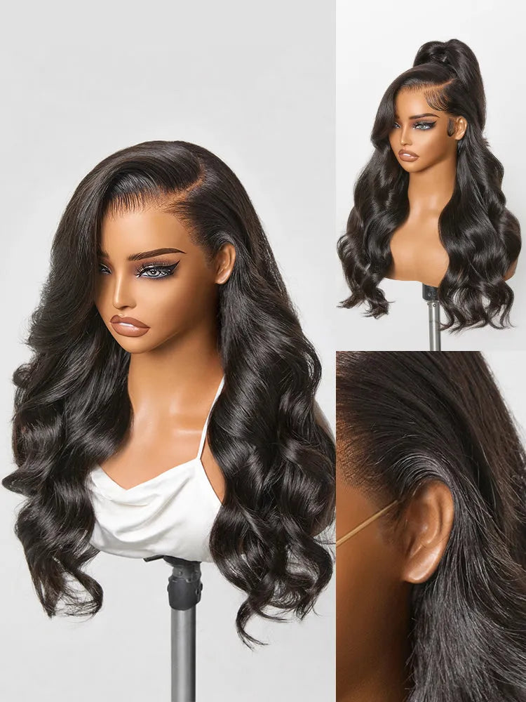 NatureMAX™ 200% Density Loose Wave Glueless 13x6 HD Lace Front Wig Human Hair Pre-Cut Lace Flexi-Fit Drawstring Cap Main image