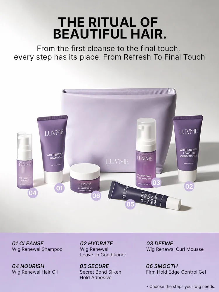US Only |  Wig Care Travel Essentials 6-Piece Kit