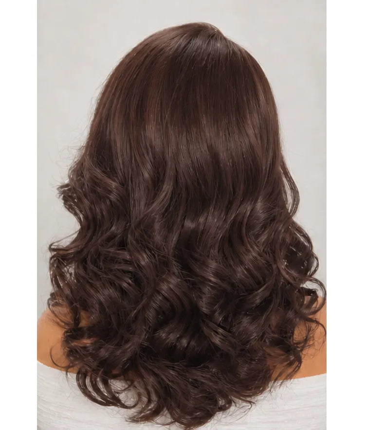 Luvme All Day Curls Hold 7x6 Closure HD Lace Solid Dark Chocolate Brown Loose Body Wave Glueless Long Wig Pre-Cut Lace