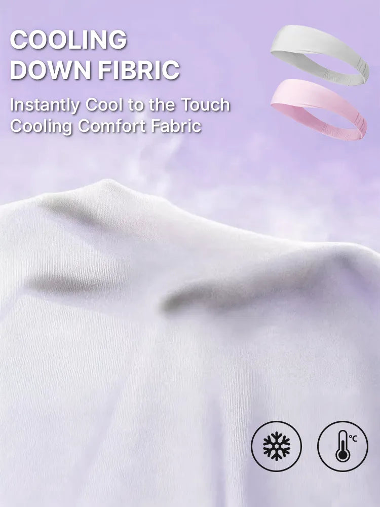 Beginner Friendly Water-Wave Wet and Wavy Headband Wig with Integrated Cooling Silk Headband, Effortless Wet-to-Dry Transformation (Get 2 Free Headbands)
