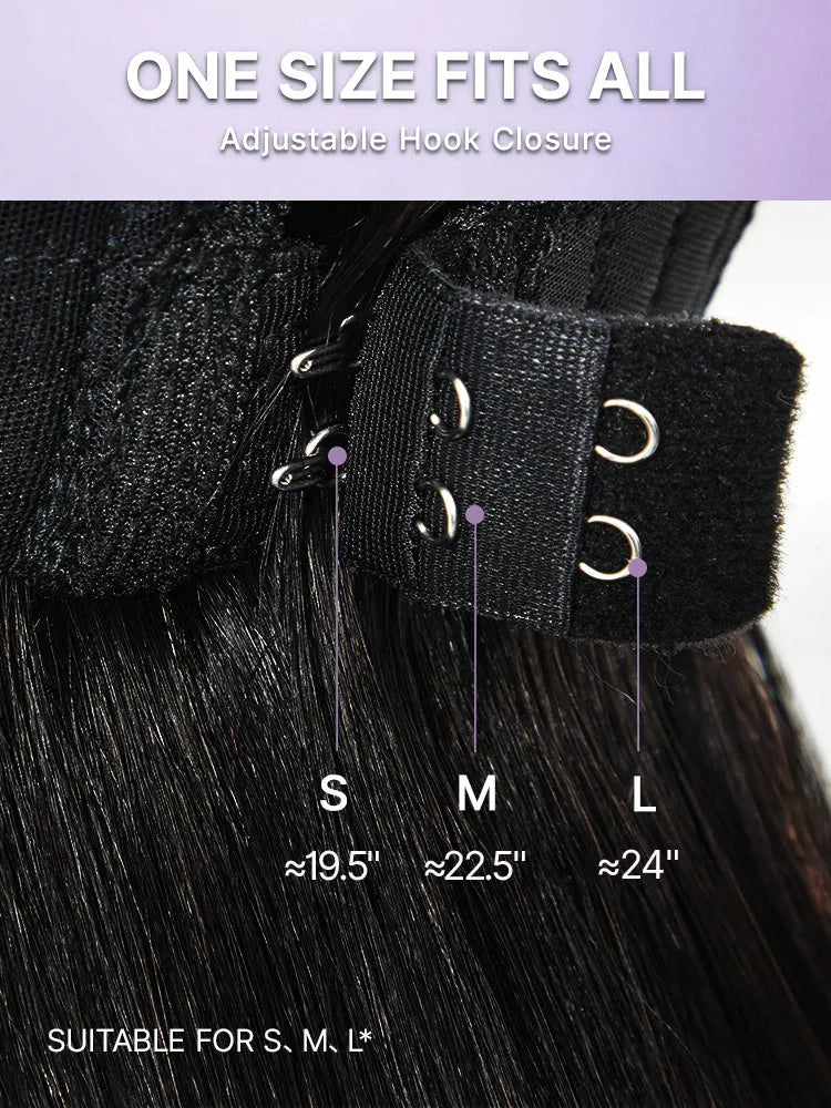 Luvme All-Day Comfort™ Wig 180% Density Butterfly Cut Layered Light Yaki Straight Glueless 7x6 Closure HD Lace Human Hair Wig Pre-Cut Lace