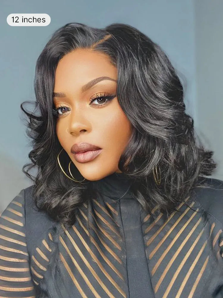 Body Wave / Straight / Kinky / Deep Wave Human Hair U Part Wig Secondary image