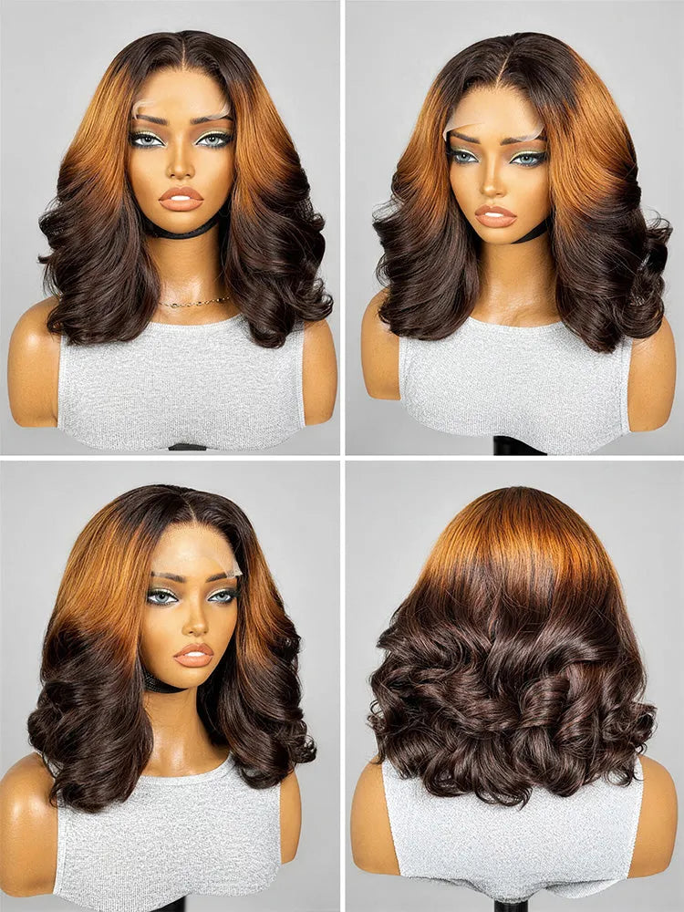 PreMax 180% Density 12 Inch 5x5 Closure HD Lace Custom Wig Pre-cut Lace Secondary image