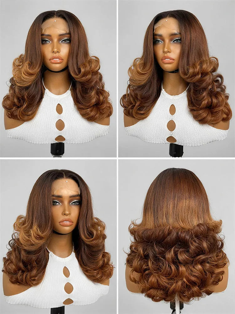 PreMax 180% Density 14 Inch 13x4 / 5x5 HD Lace Custom Wig Pre-cut Lace Secondary image