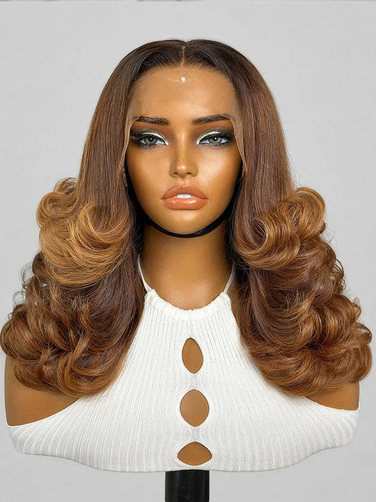 PreMax 180% Density 14 Inch 13x4 / 5x5 HD Lace Custom Wig Pre-cut Lace Main image