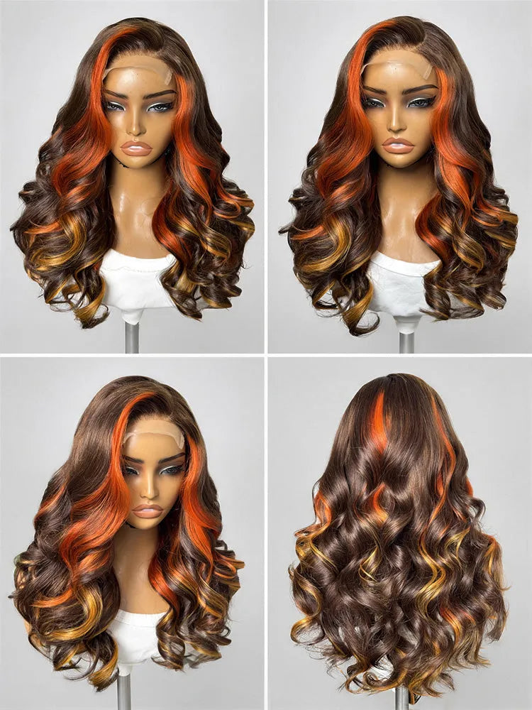 PreMax 180% Density 18 Inch 5x5 Closure HD Lace Custom Wig Pre-cut Lace Secondary image