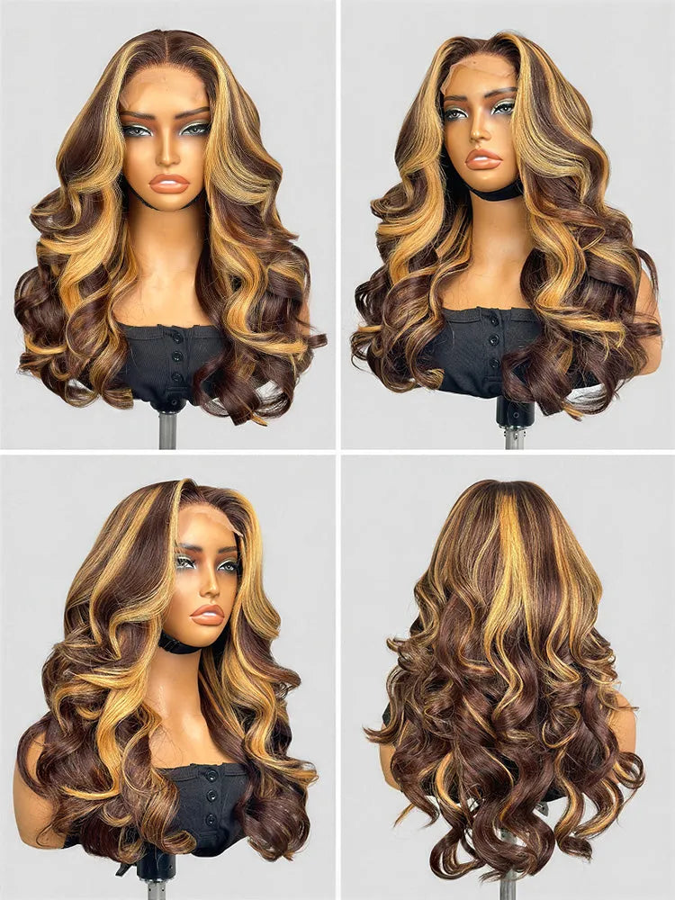 PreMax 180% Density 18 Inch 5x5 Closure HD Lace Custom Wig Pre-cut Lace Secondary image
