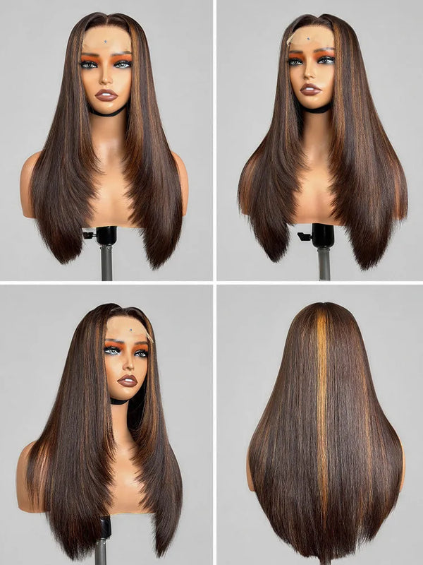 PreMax 180% Density 18 Inch 5x5 Closure HD Lace Custom Wig Pre-cut Lace