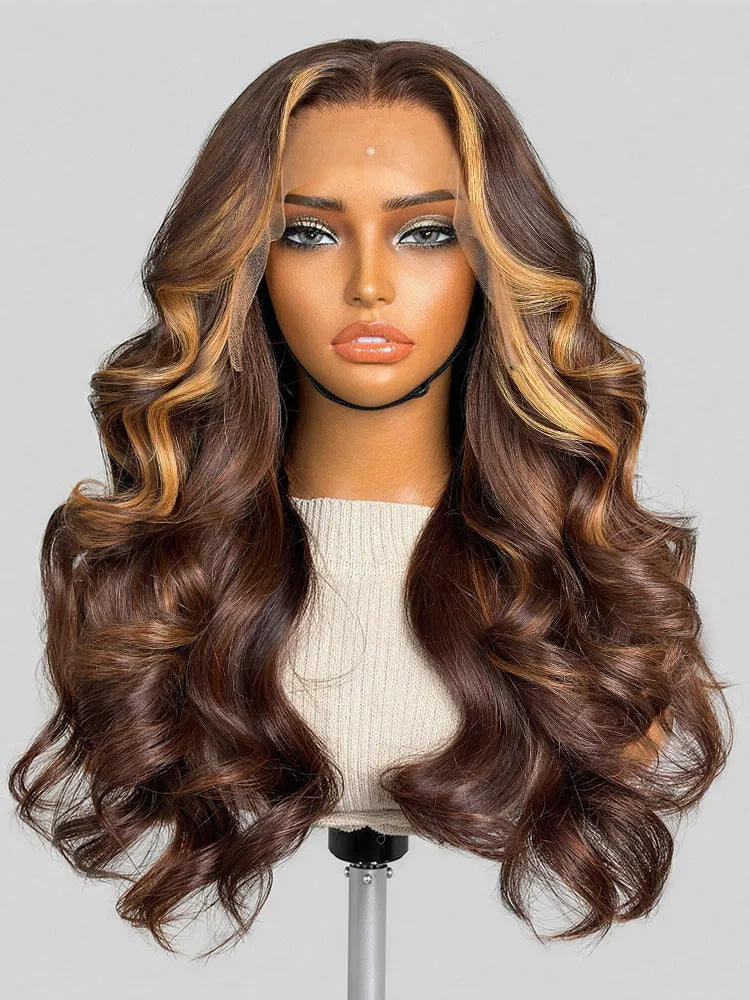 PreMax 180% Density 18 Inch 13x4 Frontal HD Lace Custom Wig Pre-cut Lace
