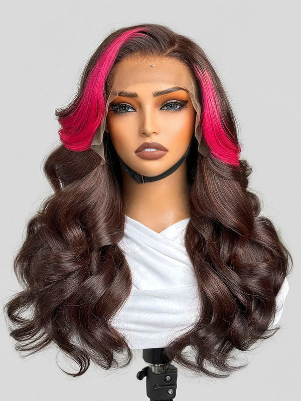 PreMax 180% Density 18 Inch 13x4 Frontal HD Lace Custom Wig Pre-cut Lace