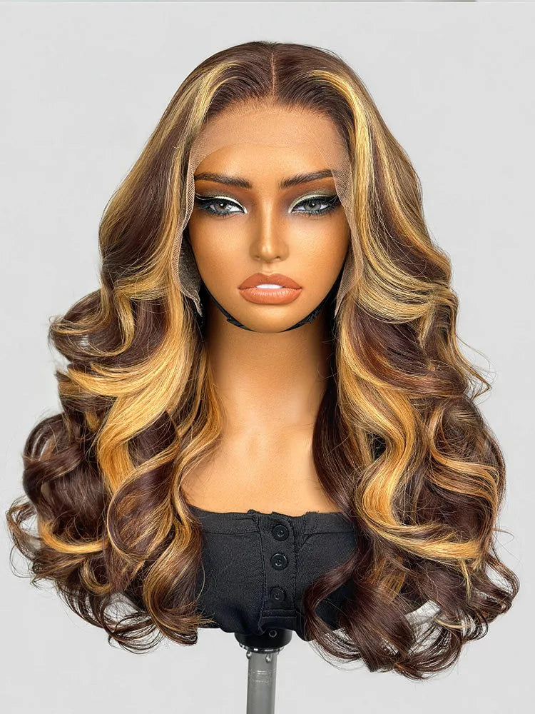 PreMax 180% Density 18 Inch 13x4 Frontal HD Lace Custom Wig  Pre-cut Lace Secondary image