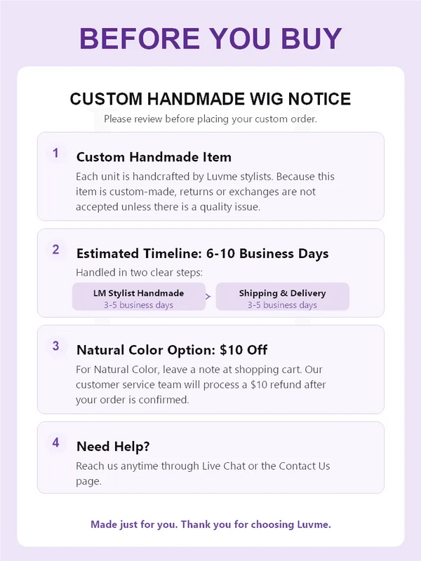 PreMax 180% Density 14 Inch 13x4 / 5x5 HD Lace Custom Wig Pre-cut Lace