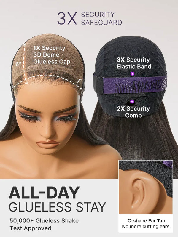Luvme All-Day Comfort™ Wig PartingMax Glueless 7x6 Closure HD Lace Loose Body Wave Long Wig Pre-Cut Lace
