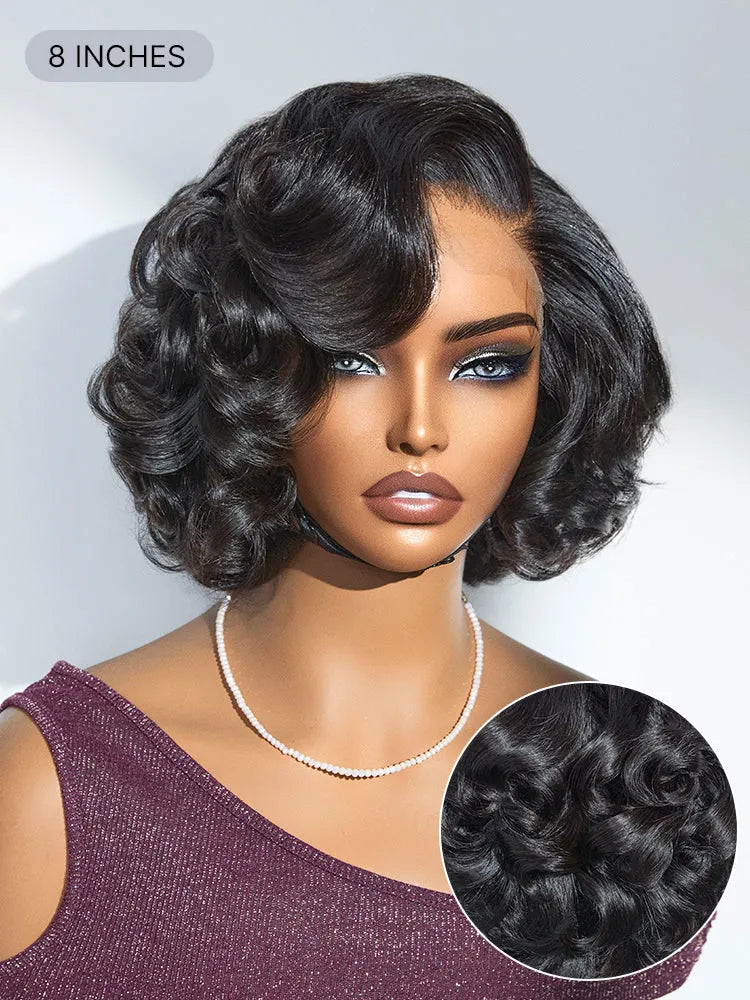 1 SEC INSTALL WIG | Mature Boss Brown Ombre Highlight / Natural Black Loose Wave Glueless Minimalist HD Lace Wig Pre-cut Lace Secondary image