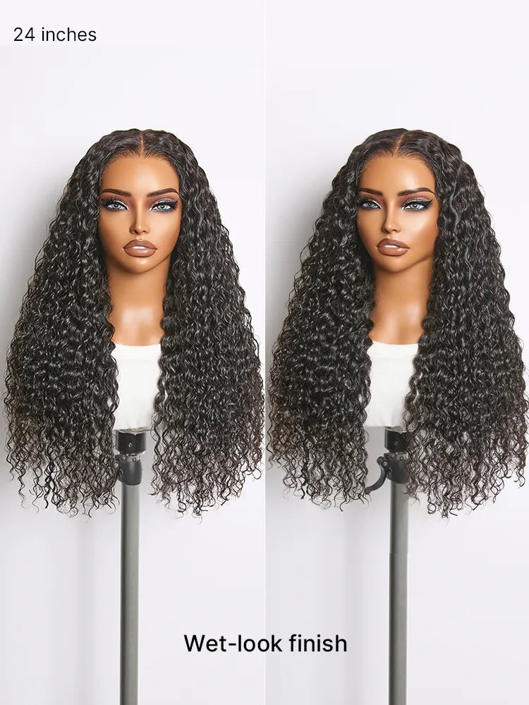 Luvme All-Day Comfort Wig 200% Density Deep Wave Glueless 7x6 Closure HD Lace Human Hair Wig Pre-Cut Lace