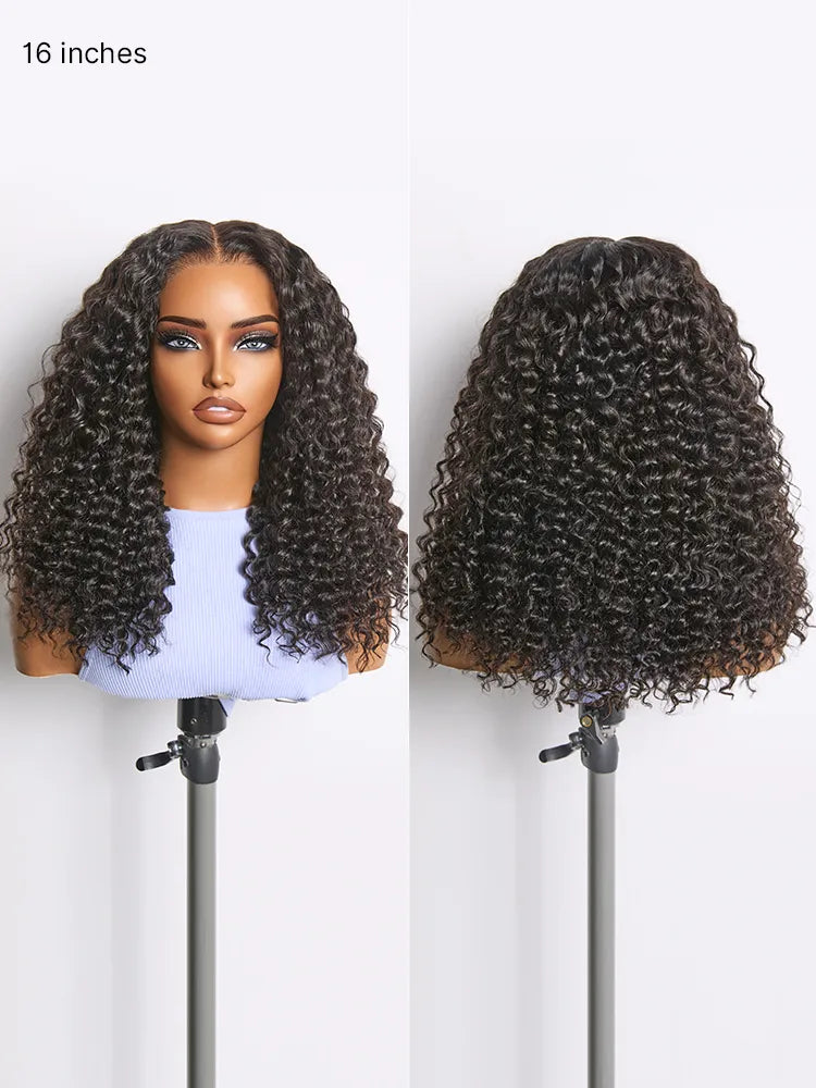 Luvme All-Day Comfort Wig 200% Density Deep Wave Glueless 7x6 Closure HD Lace Human Hair Wig Pre-Cut Lace