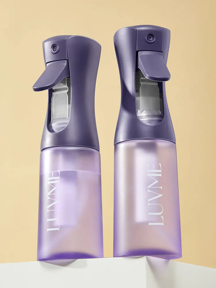 Continuous Ultra-Fine Mist Spray Bottle, Empty Spray Bottle for Hairstyling, Cleaning & More