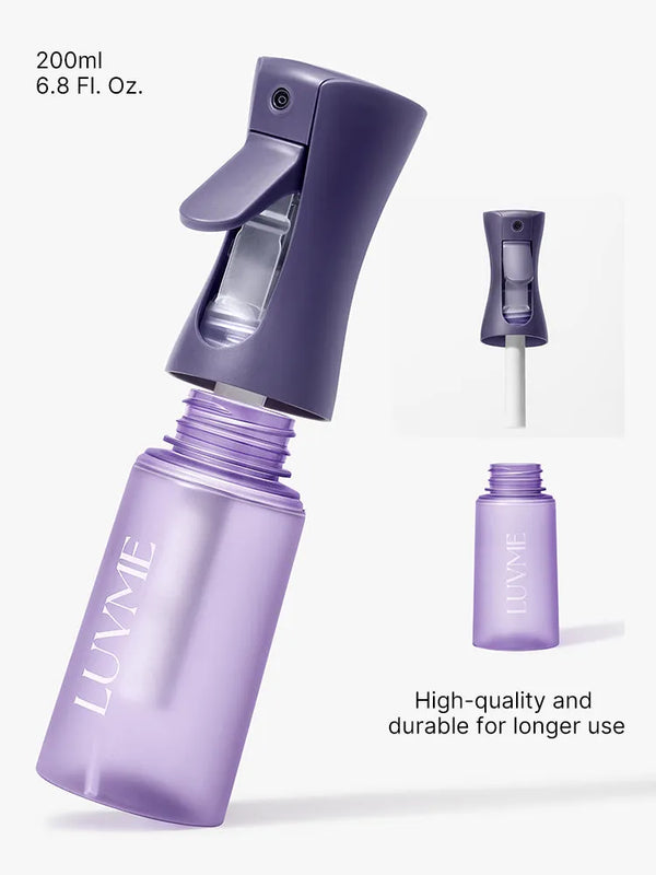 Continuous Ultra-Fine Mist Spray Bottle, Empty Spray Bottle for Hairstyling, Cleaning & More