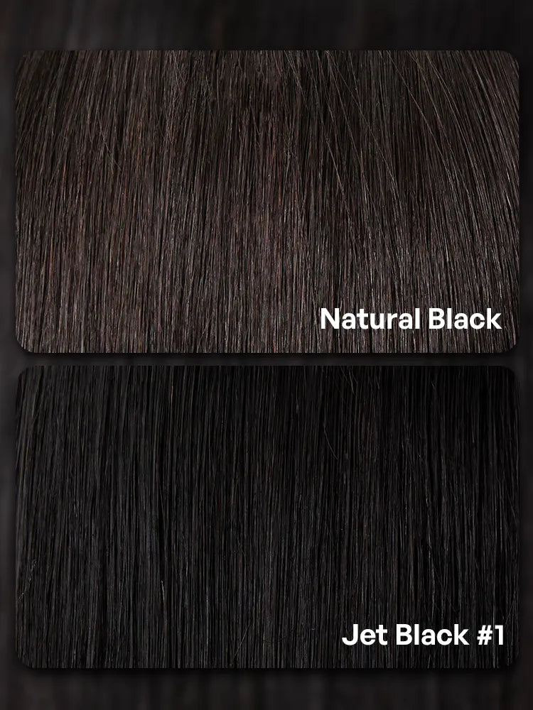 Jet Black Loose Body Wave Glueless 5x5 Closure Lace Wig 100% Human Hair