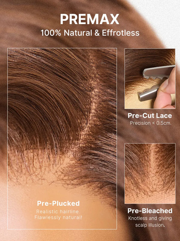 Luvme All-Day Comfort Wig 180% Density Chocolate Brown Loose Wave PartingMax Glueless 7x6 Closure HD Lace Wig Pre-Cut Lace