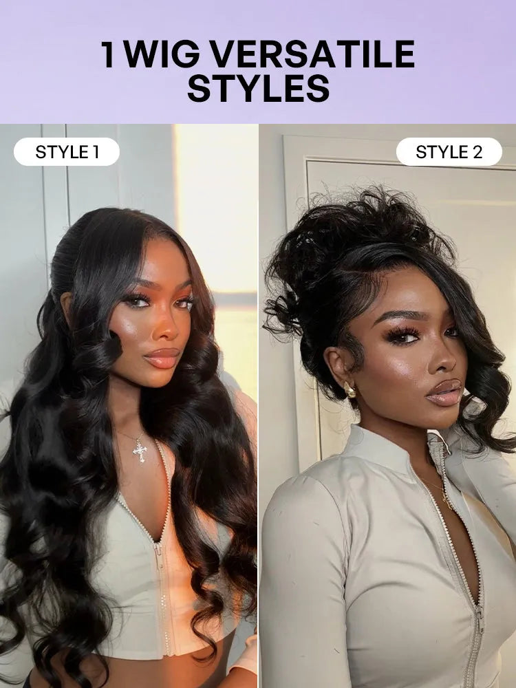 Luvme All-Day Comfort 250% Density Glueless 7x6 Closure HD Lace Loose Body Wave Long Wig Pre-Cut Lace Secondary image
