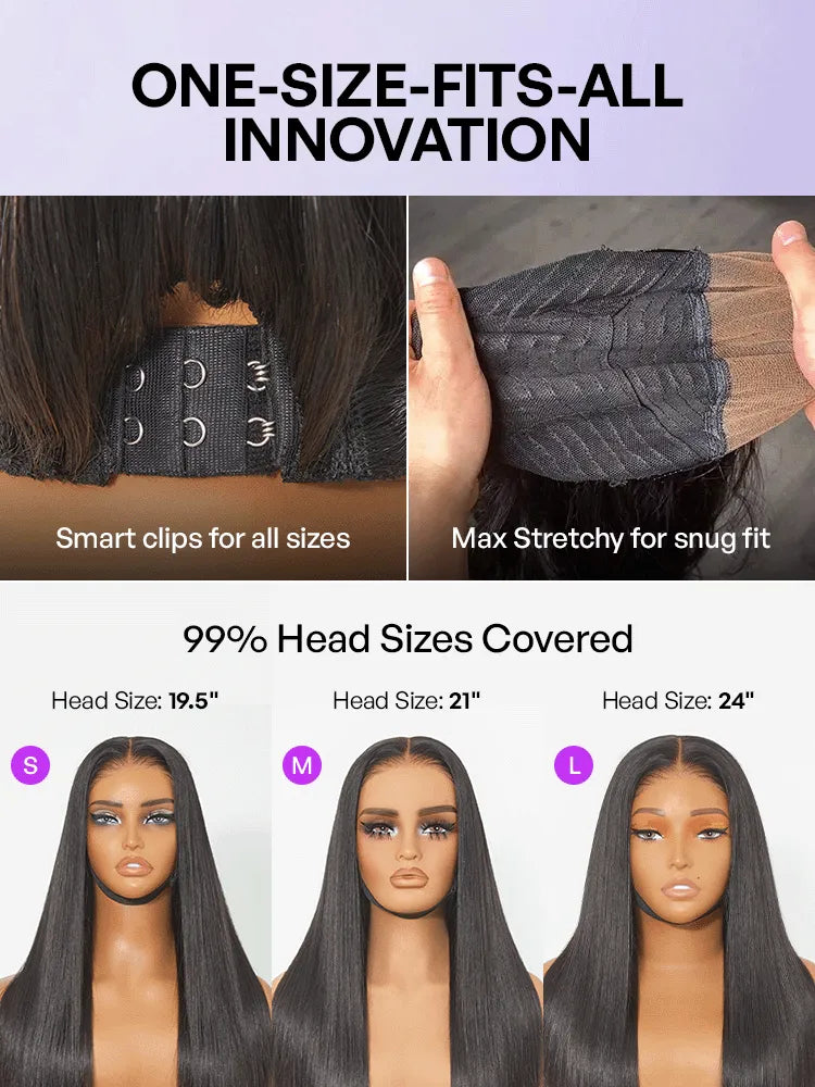 Luvme All-Day Comfort 250% Density Glueless 7x6 Closure HD Lace Loose Body Wave Long Wig Pre-Cut Lace